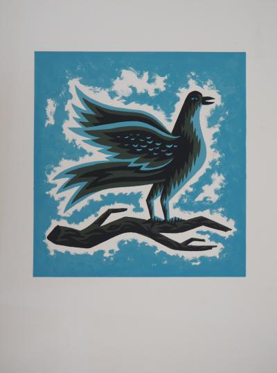 Jean PICART LE DOUX - L’oiseau - lithographie originale 2