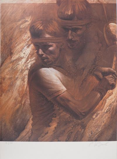 Claude LE BOUL -  Björn Borg - Quadrichromie Signée 2