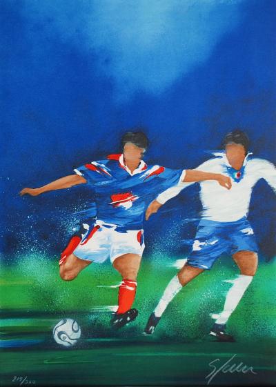 Victor SPAHN - France ’98 - Lithographie signée 2