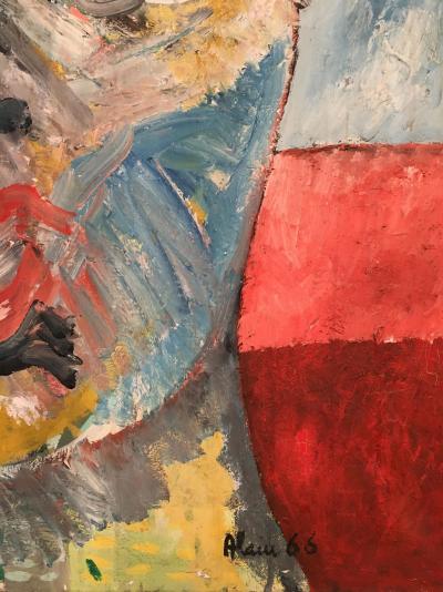 Alain ROTHSTEIN - L’étonné, 1966, Huile sur toile 2