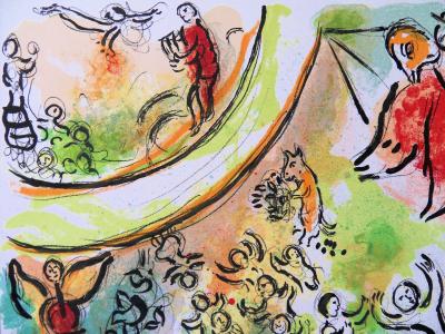 Marc CHAGALL : Le plafond de l’Opéra Garnier - Lithographie originale, 1962 2