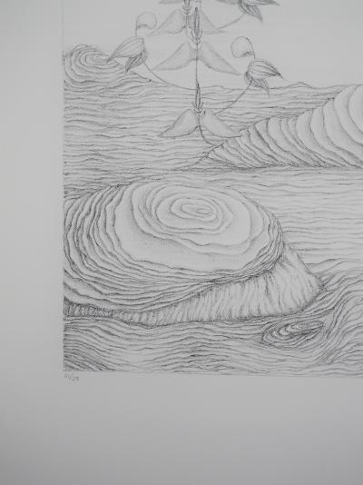 Gochka Charewicz - Fleurs en cloche  - Lithographie originale signée 2