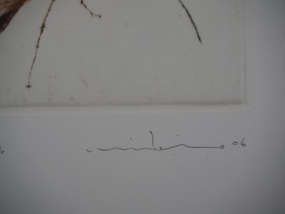 Mikio WATANABE : Bittacus, Gravure originale signée, 2006 2