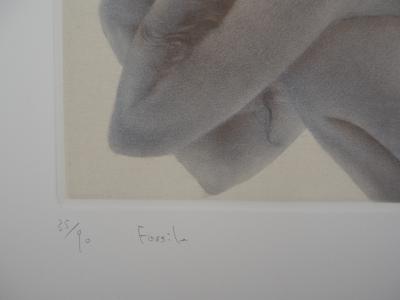 Mikio WATANABE : Fossile, Gravure originale signée, 2010 2