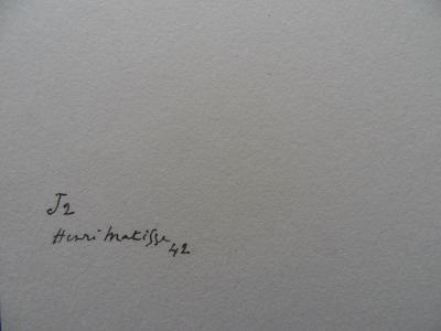 Henri MATISSE (d’après) : Vase au citron - Lithographie signée 2