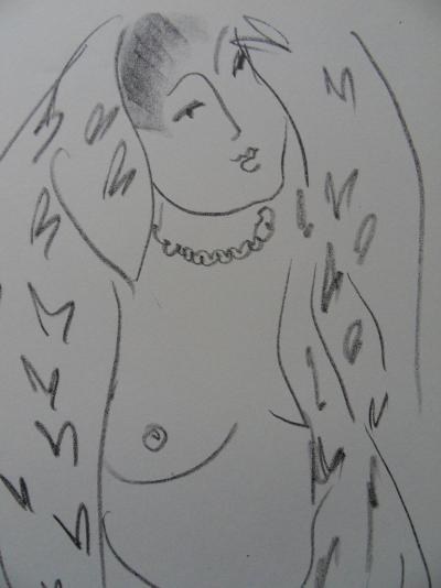 Henri MATISSE (d’après) : Femme aux seins nus - Lithographie signée 2