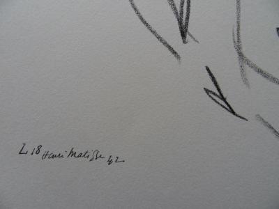 Henri MATISSE (d’après) : Femme aux seins nus - Lithographie signée 2