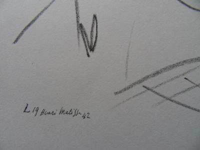 Henri MATISSE (dopo): Donna con collana - Litografia firmata 2