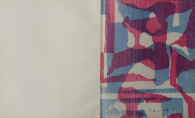 Leo LEUPPI  - Sans titre, 1949 - Gravure sur bois en couleurs signée au crayon 2
