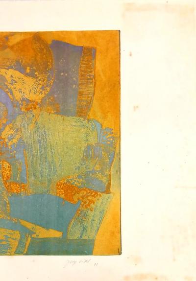 Georges VISAT - Sans titre, 1971 - Lithographie signée au crayon 2