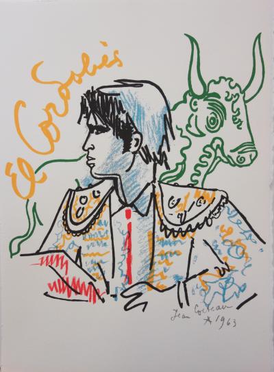 Jean COCTEAU : El Cordobes - Lithographie signée 2