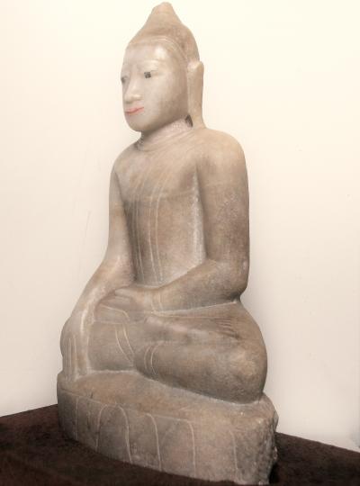 Birmanie -  Bouddha en albâtre 2