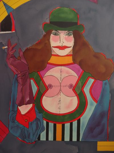 Richard LINDNER : Au cirque - Lithographie originale Signée 2