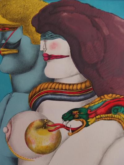 Richard LINDNER : Adam et Eve - Lithographie originale Signée 2