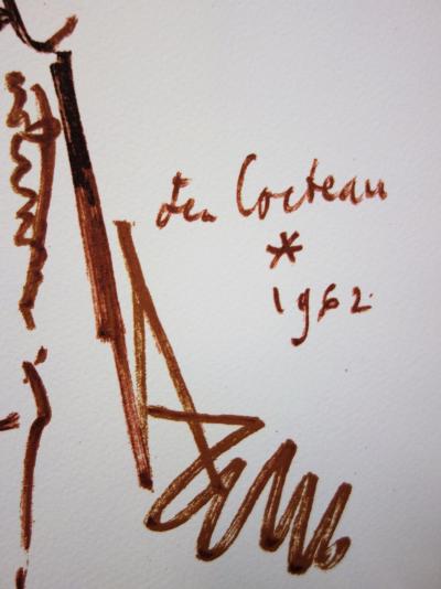 Jean COCTEAU : Toréador amoureux - Lithographie signée 2