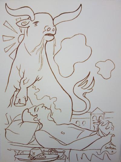 Jean Cocteau: The Toreador's Dream - Signed Lithograph 2