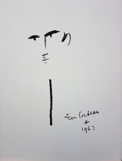 Jean COCTEAU : Toréador calme - Lithographie signée, 1965 2