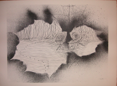 Jean Paul Riopelle - Lied VII,1977-1979 -  Lithographie originale signée au crayon 2