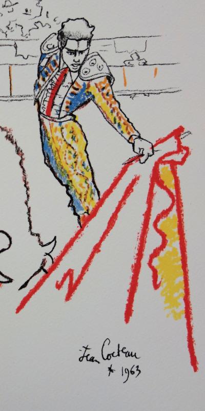 Jean COCTEAU - Toréador triomphant, 1965 - Lithographie 2