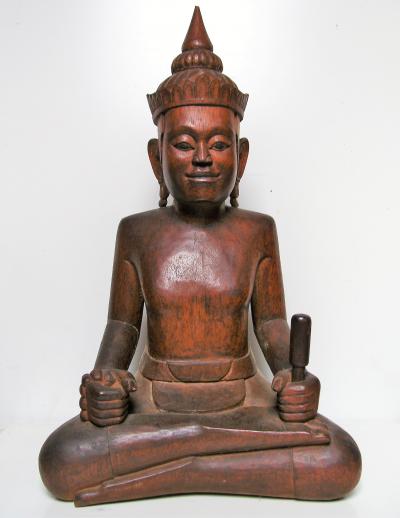 Cambodge - Grand bouddha khmer, collection historique d’un homme d’Etat et archéologue français du 19ème siècle 2