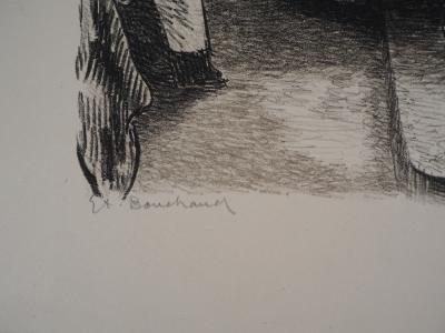 Etienne BOUCHAUD - L’abattoir, gravure originale signée 2