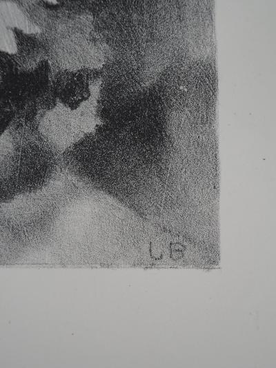 JL BOUSSINGAULT - Pensive Estelle, original lithograph, 1930 2