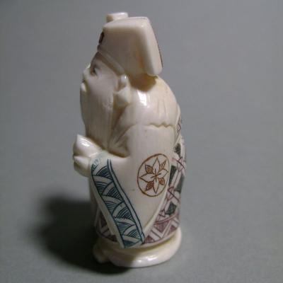 Netsuke en ivoire. Vieux Sage, Japon époque Taisho (1912-1928) 2