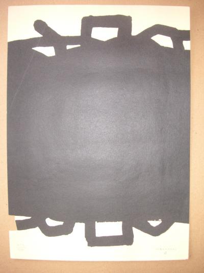 Lithographie d’Edouard Chillida avec certificat d’authenticité 2