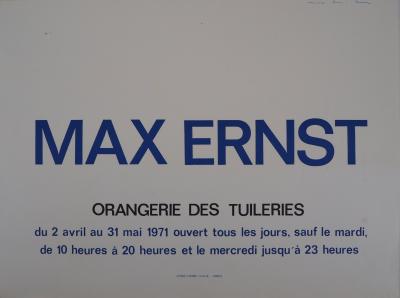 Max ERNST - Orangerie der Tuilerien - signierte Lithografie 2