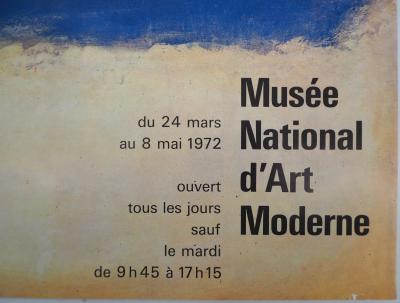 Mark ROTHKO - Affiche exposition Musée Nationale d’Art Moderne 1972 2