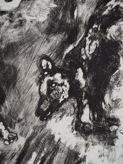 Marc CHAGALL - La lice et sa compagne, Gravure originale signée 2