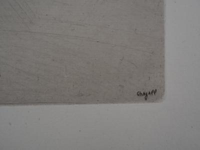 Marc CHAGALL - L’aigle et l’escargot, Gravure originale signée 2
