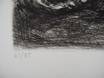 Marc CHAGALL - Le lion et le moucheron, Gravure originale signée 2