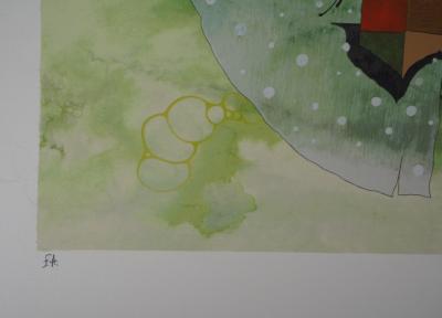 Roland CUCEJ : Triomphe de la Lune - Lithographie originale signée 2