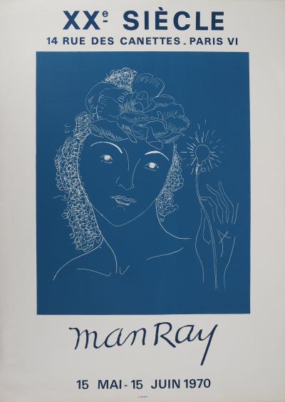 Man Ray : Femme à la fleur - Lithographie signée 2