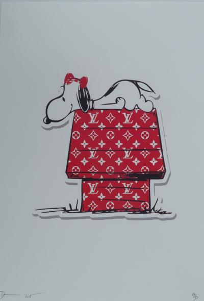 Death NYC - Snoopy Red - Sérigraphie originale signée 2