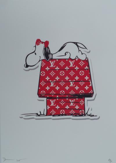 Death NYC - Snoopy Red - Sérigraphie originale signée 2