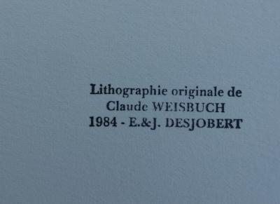 Claude WEISBUCH - Couple de bourgeois, 1984  - Lithographie originale 2