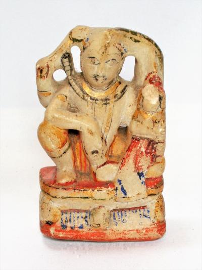 Inde du Nord - Figure votive de Shiva et Parvati, fin du XIXème siècle 2