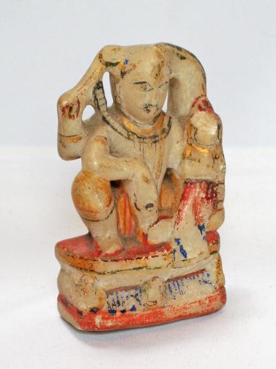 Inde du Nord - Figure votive de Shiva et Parvati, fin du XIXème siècle 2