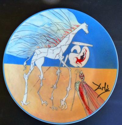 Salvador Dali-6 Assiettes-Porcelaine-Limoges-Signées-Numérotées-Coffret-Complète 2