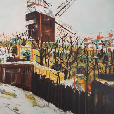 Maurice UTRILLO - Moulin de la Galette à Montmartre - Lithographie signée 2