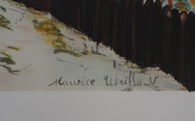 Maurice UTRILLO : Moulin de la Galette à Montmartre - Lithographie signée 2