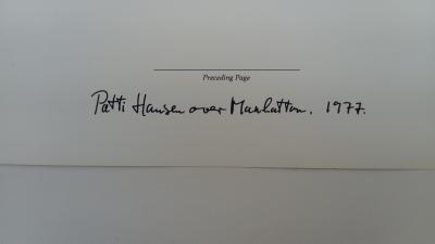 Helmut NEWTON - Patti Hansen over Manhattan, Paris 1977 - Photolithographie 2