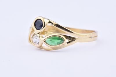 Bague en or 18 carats (750 millièmes) 2