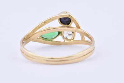Bague en or 18 carats (750 millièmes) 2