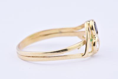 Bague en or 18 carats (750 millièmes) 2