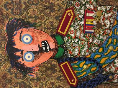 Enrico BAJ - Le stratège militaire : Technique mixte - 1971 2