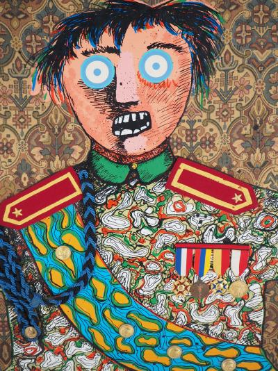 Enrico BAJ - Le stratège militaire : Technique mixte - 1971 2