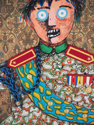 Enrico BAJ - Le stratège militaire : Technique mixte - 1971 2